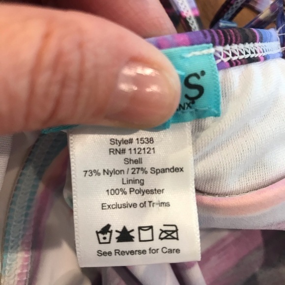 Love your Assets Spanx Rauched Tankini Top Small - Picture 5 of 8